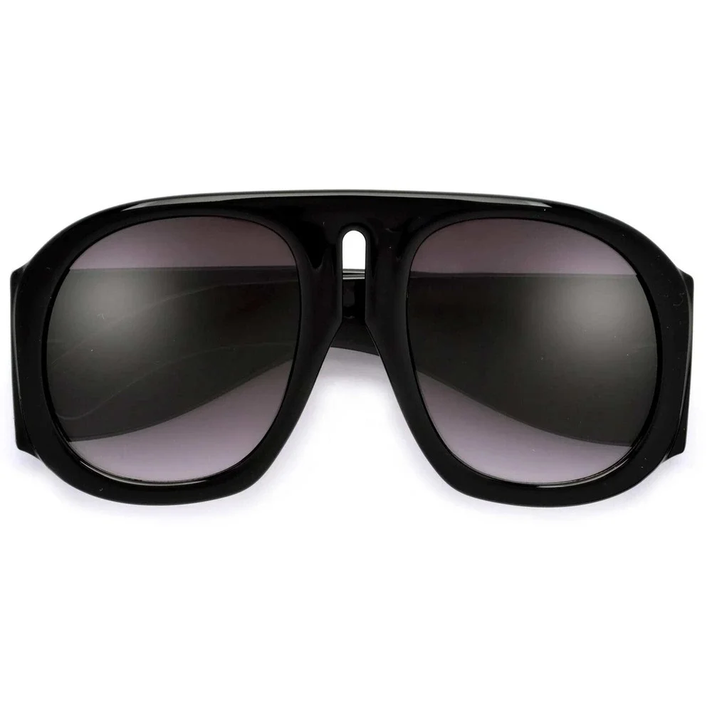 Oversized Sunglasses Men's Fashion Style Black Frame Party Beach Thick Frame New